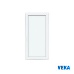 Пластиковое окно ПВХ VEKA одностворчатое 900x600мм (ВхШ) Двухкамерное